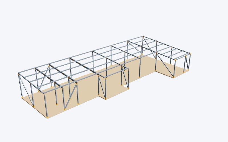 Casa 3d casa una planta albacete estructura