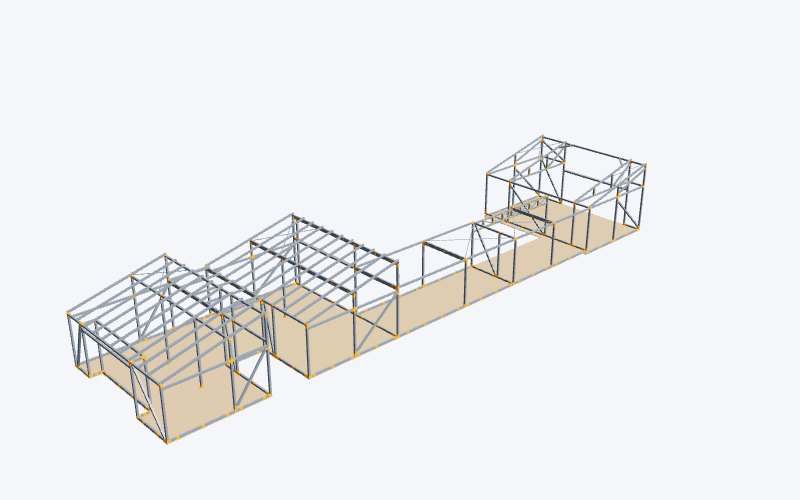 Casa 3d vivienda unifamiliar almacelles estructura