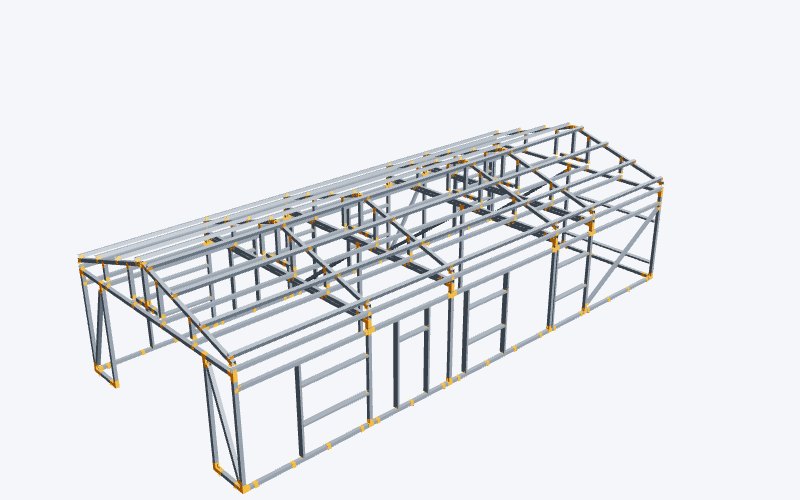 Casa 3d vivienda unifamiliar palafrugell estructura