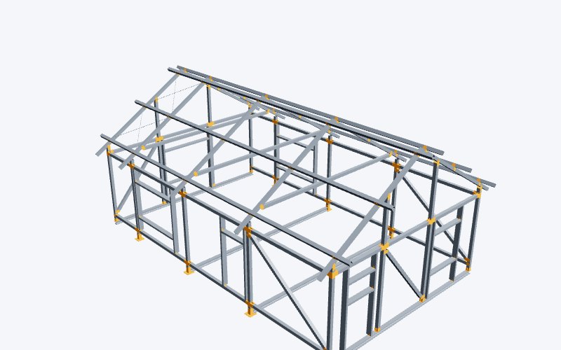 Casa 3d vivienda unifamiliar ugena estructura
